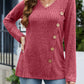 V-Neck Long Sleeve T-Shirt