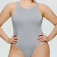 Full Size Round Neck Wide Strap Bodysuit