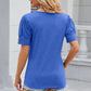 Round Neck Puff Sleeve T-Shirt