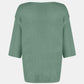 V-Neck Three-Quarter Sleeve Knit Top