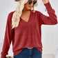 V-Neck Dropped Shoulder T-Shirt