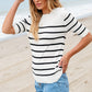 Round Neck Half Sleeve Knit Top