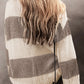 Color Block Round Neck Sweater