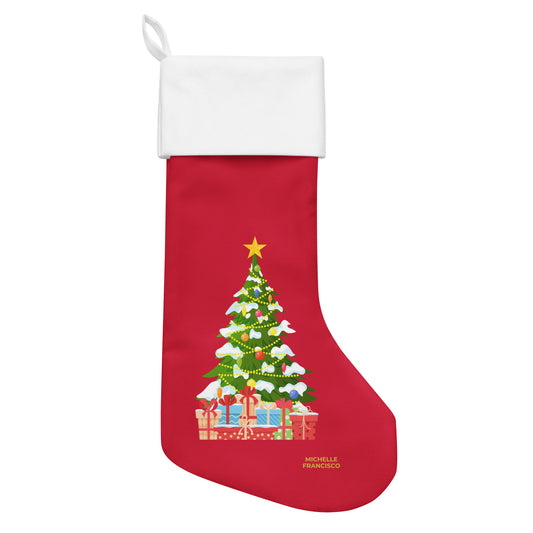 Tree Christmas Stocking