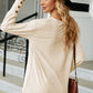 V-Neck Lantern Sleeve T-Shirt