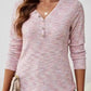 V-Neck Long Sleeve T-Shirt