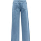 Faux Layered High Waist Jeans