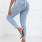 High Waist Skinny Jeans with Pockets