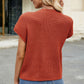 Round Neck Short Sleeve Sweater