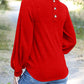 Full Size Mock Neck Long Sleeve T-Shirt