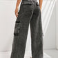 Wide Leg Jeans with Pockets