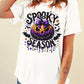 Full Size Jack-O'-Lantern Graphic Round Neck Short Sleeve T-Shirt