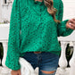 Frill Round Neck Long Sleeve Shirt