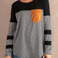 Striped Round Neck Long Sleeve T-Shirt