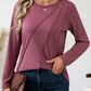 Round Neck Long Sleeve T-Shirt