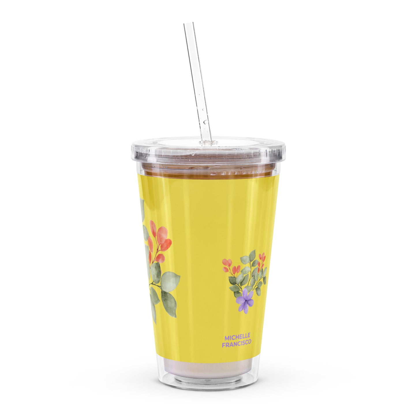 Ree Clear Plastic Tumbler