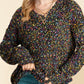 Confetti V-Neck Long Sleeve Sweater