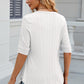 Eyelet Half Sleeve T-Shirt