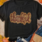 THANKFUL Sequin Round Neck Short Sleeve T-Shirt