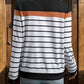 Striped Round Neck Long Sleeve Sweatshirt