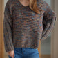 Dropped Shoulder Long Sleeve Sweater