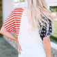 USA V-Neck Short Sleeve T-Shirt