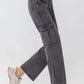 Buttoned Pocketed Long Jeans