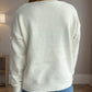 V-Neck Dropped Shoulder Long Sleeve Sweater