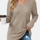 V-Neck Long Sleeve T-Shirt