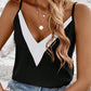 Contrast V-Neck Cami