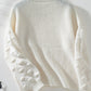 Round Neck Drop Shoulder Sweater