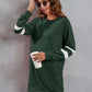 Full Size Striped Round Neck Long Sleeve T-Shirt