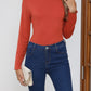 Mock Neck Long Sleeve T-Shirt