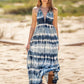 Tie-Dye Halter Neck Dress