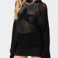 Star Round Neck Long Sleeve Knit Top