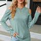 Round Neck Cold Shoulder T-Shirt