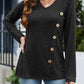 V-Neck Long Sleeve T-Shirt