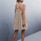 Frill Tiered Tie Shoulder Mini Cami Dress