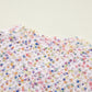 Confetti Round Neck Long Sleeve Sweater