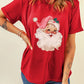 Santa Round Neck Short Sleeve T-Shirt