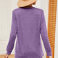 Notched Long Sleeve T-Shirt