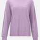 Side Slit Round Neck Long Sleeve T-Shirt