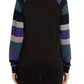 Color Block Round Neck Long Sleeve T-Shirt