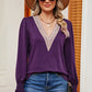 V-Neck Long Sleeve T-Shirt