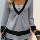 Contrast Long Sleeve T-Shirt