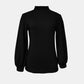 Full Size Mock Neck Long Sleeve T-Shirt