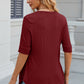 Eyelet Half Sleeve T-Shirt