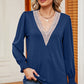 V-Neck Long Sleeve T-Shirt
