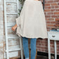Round Neck Batwing Sleeve Sweater