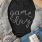 Full Size GAME DAY Round Neck Short Sleeve T-Shirt